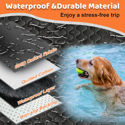 Dog Car Seat Covert - Waterproof Car Seat Protector for Child Carseat & Pets, Nonslip Car Seat Covers for Cars, SUVs & Small Trucks