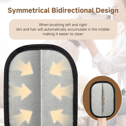 2Pcs Pet Hair Remover Gloves Brush for Dogs & Cats,Electrostatic Reusable Pet Hair Remover Tool for Laundry,Clothing,Couch,Carpet,Car Seat,Upgraded Animal Fur Removal Tool