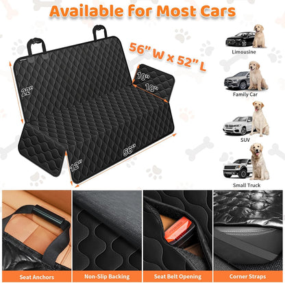 Dog Car Seat Covert - Waterproof Car Seat Protector for Child Carseat & Pets, Nonslip Car Seat Covers for Cars, SUVs & Small Trucks